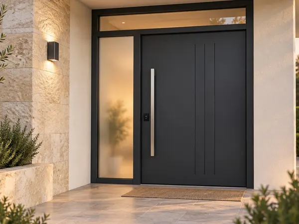 puertas de aluminio, PVC y cristal a medida en Zaragoza